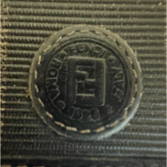 FENDI Block Checkered Trifold Wallet - Picture 3 of 13